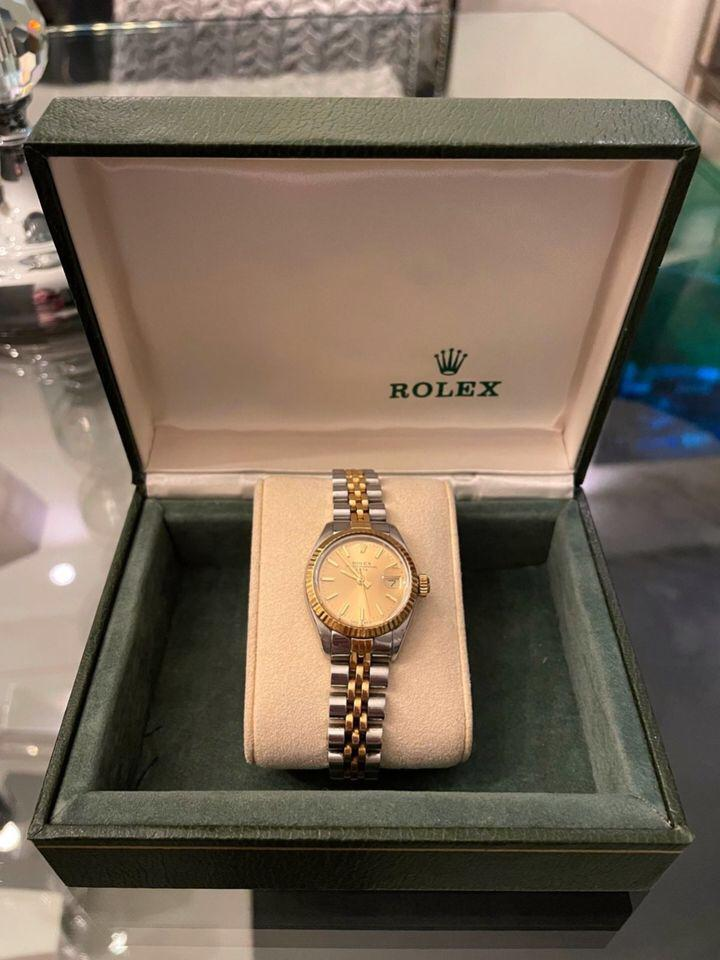 Titre: Rolex Lady Datejust 26mm Jubilee Acier Or Ensemble Complet