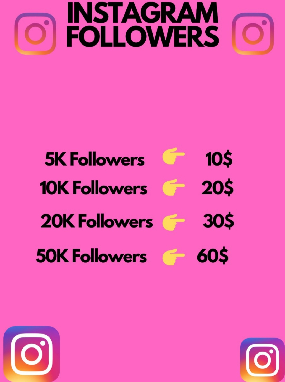 Instagram followers