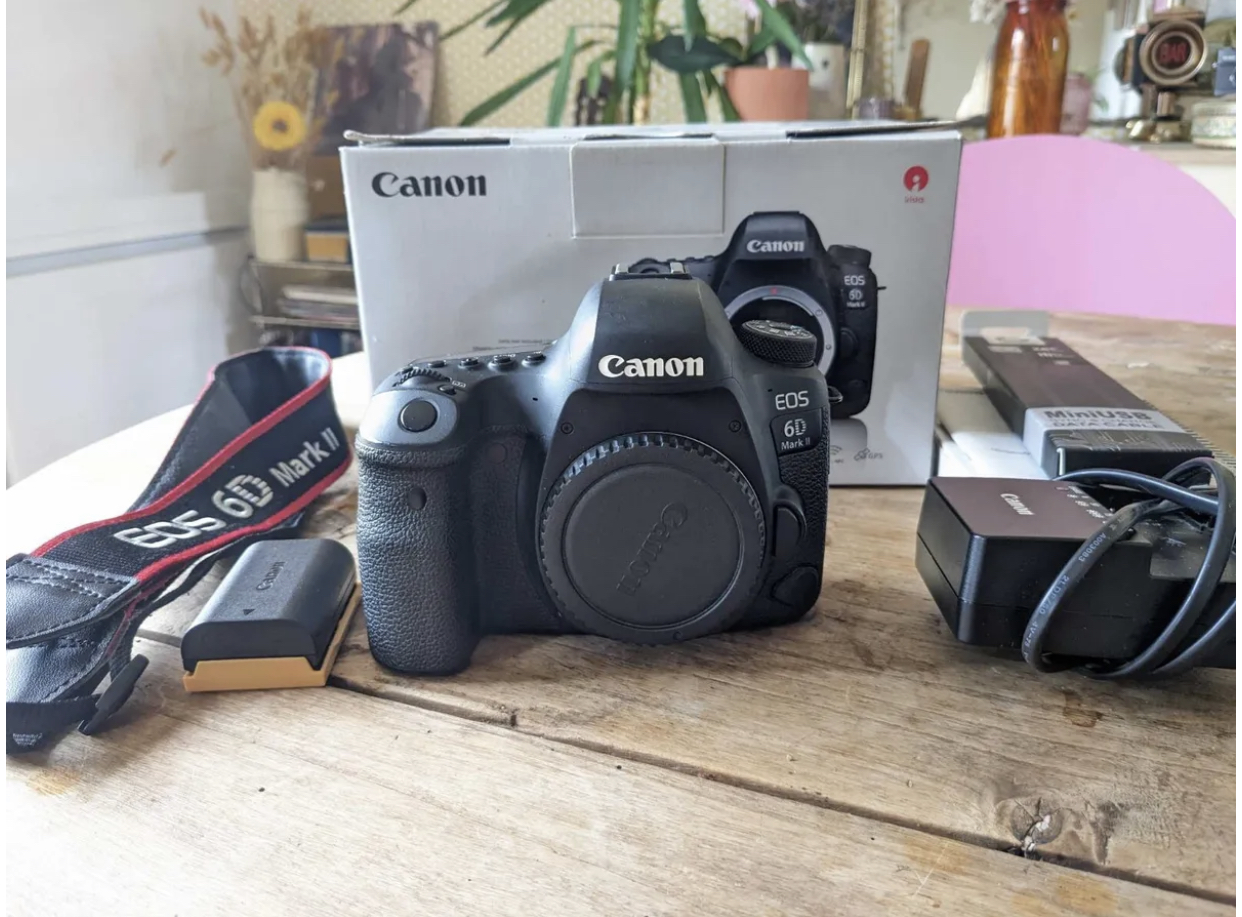 Canon EOS 6D Mark II 26,2 Mpix Appareil Photo Reflex Numérique - Noir