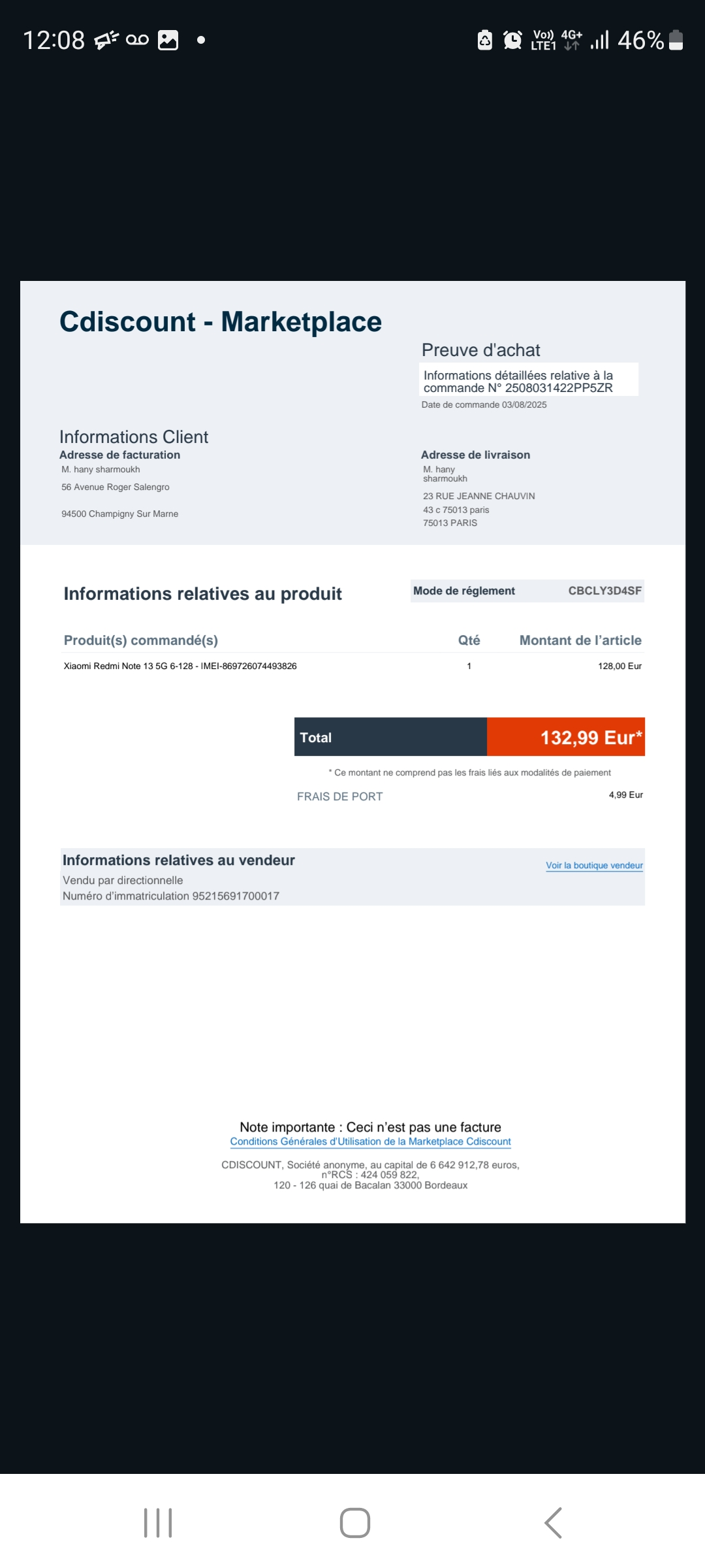 Redmi Note 13 - Smartphone Android