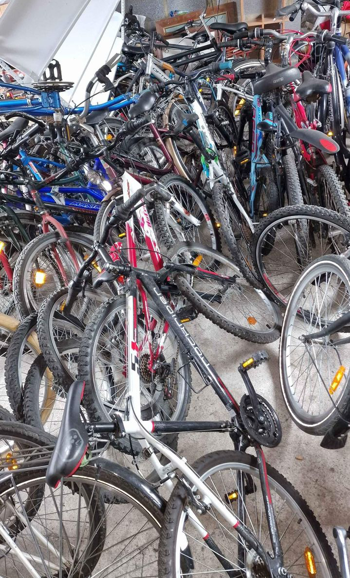 Des vélos occasionnés