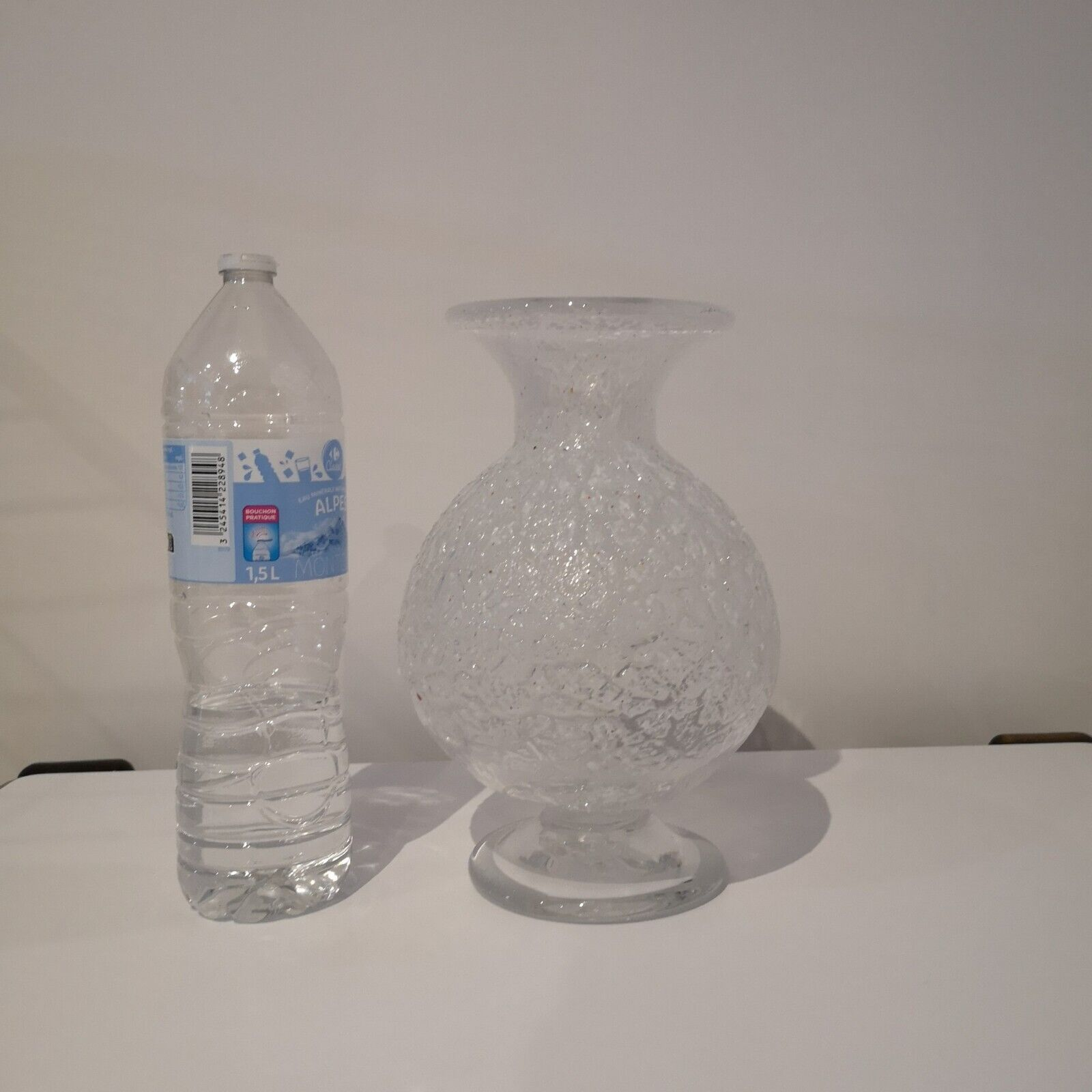 Vase en verre soufflé italien