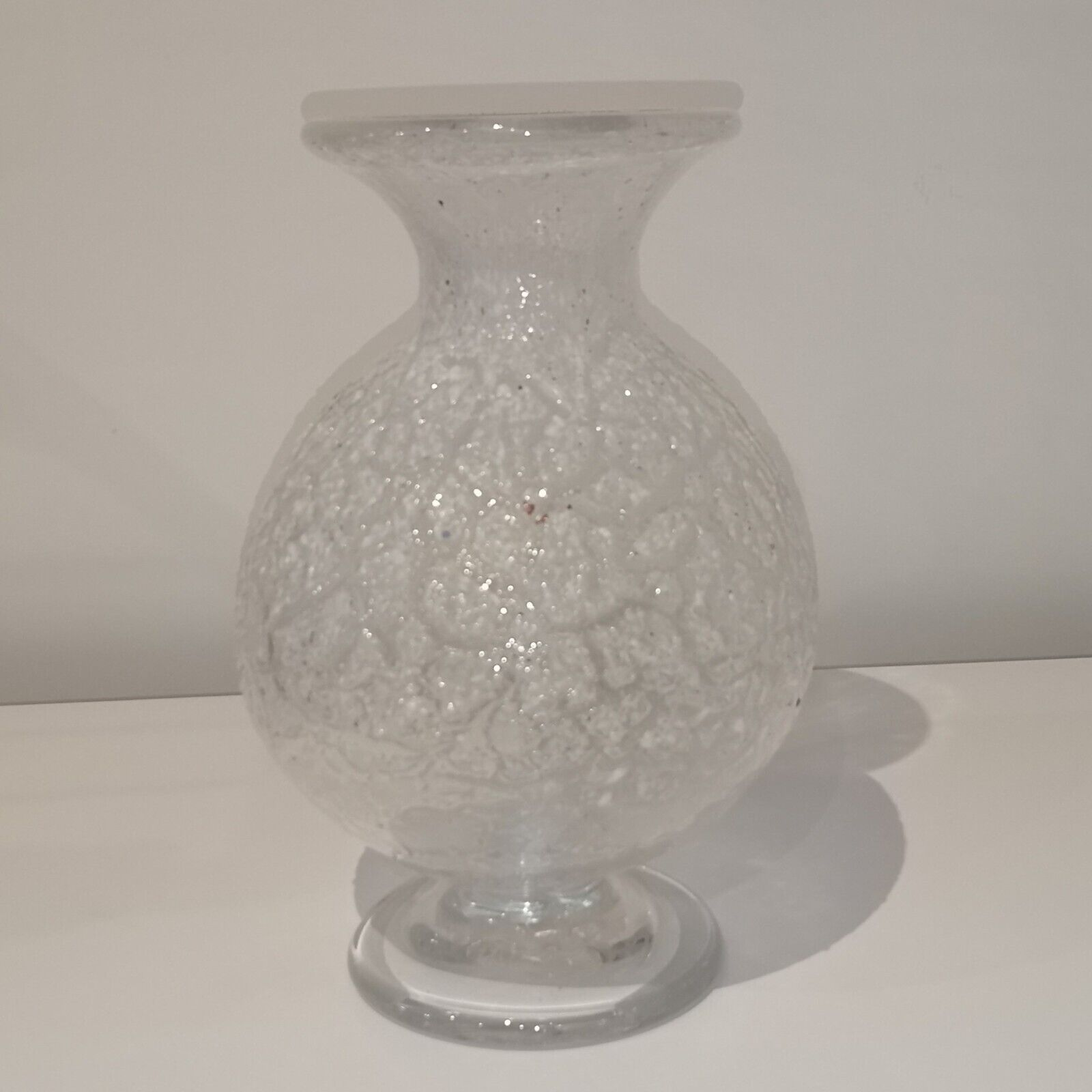 Vase en verre soufflé italien - Miniature 2