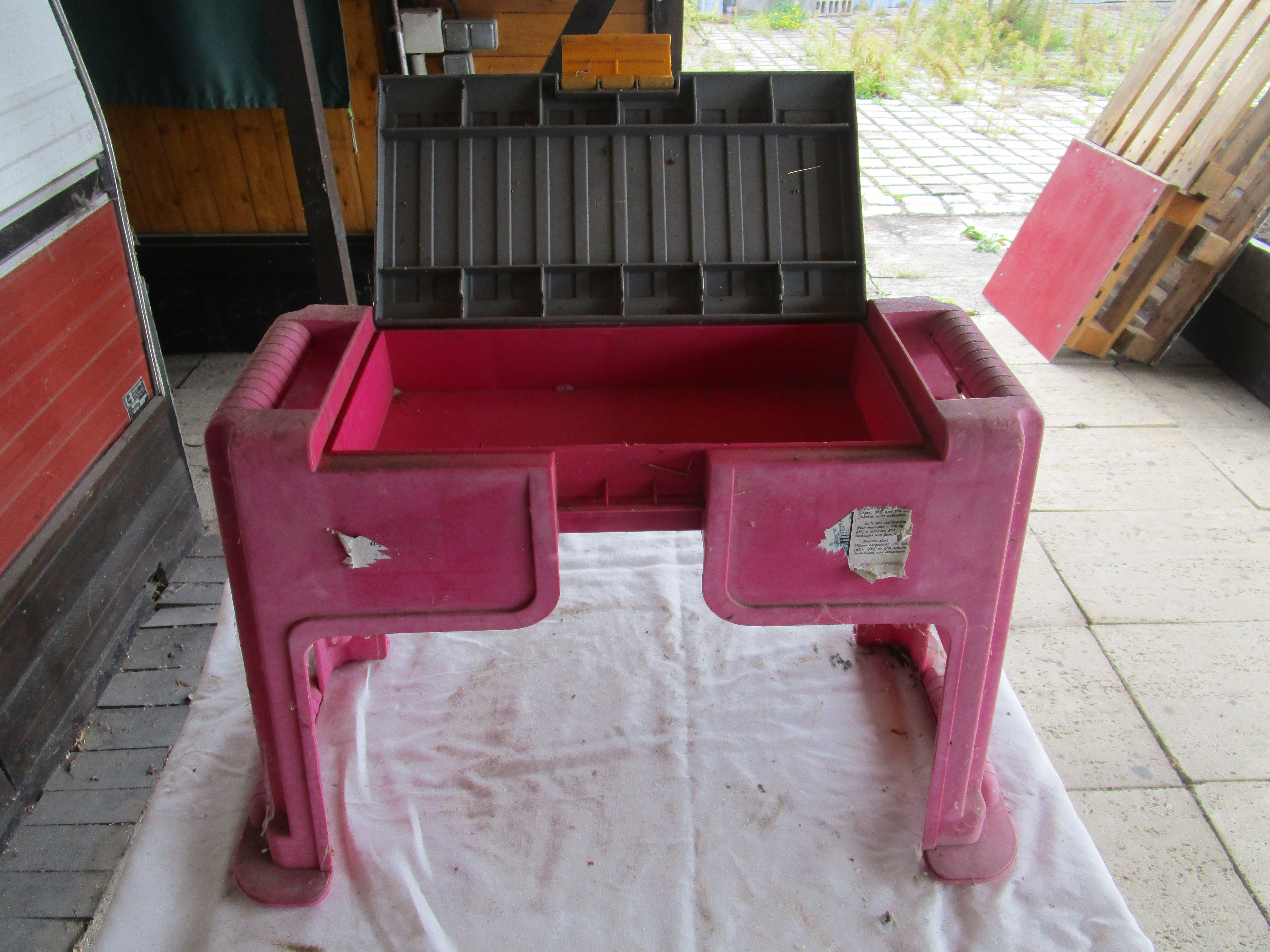 Tabouret coffre