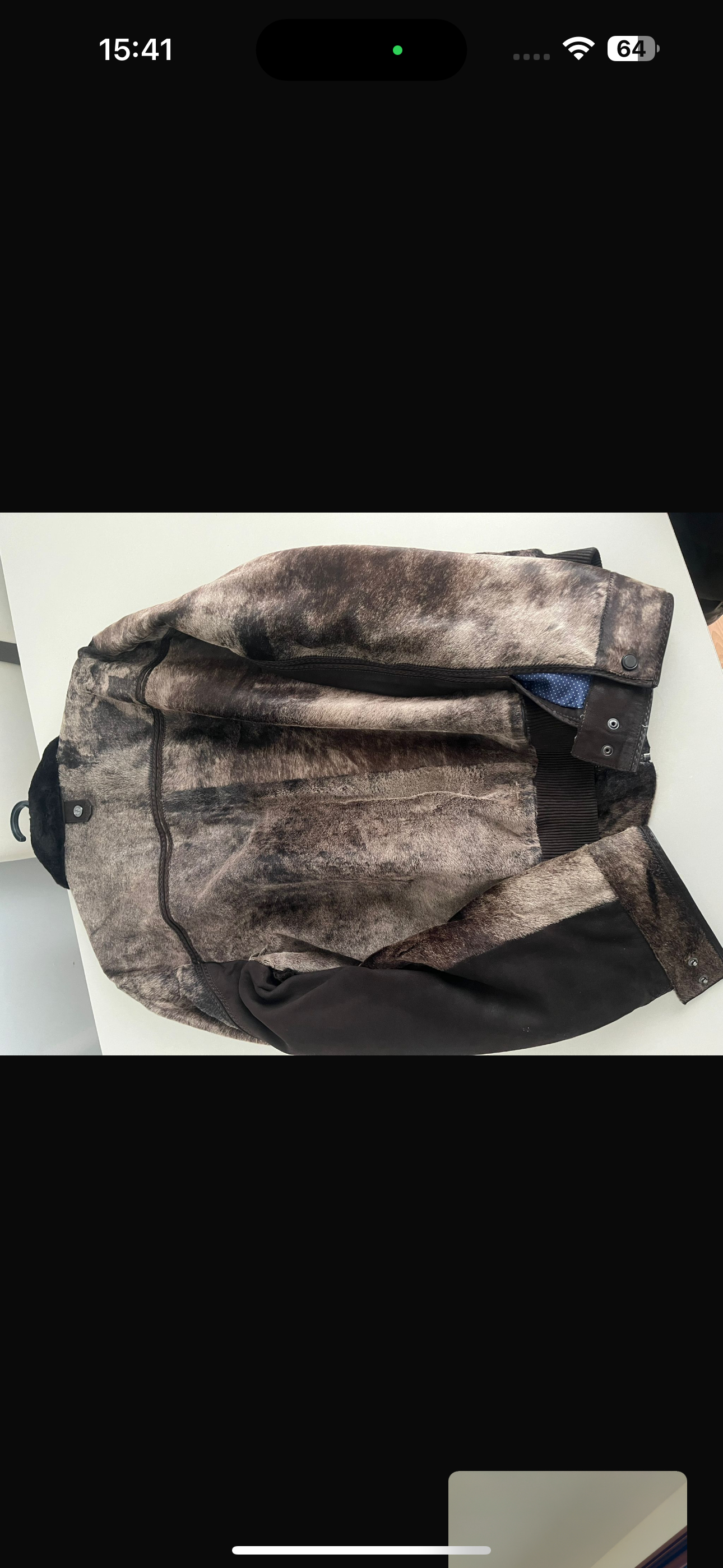 Manteau en fourrure de bison