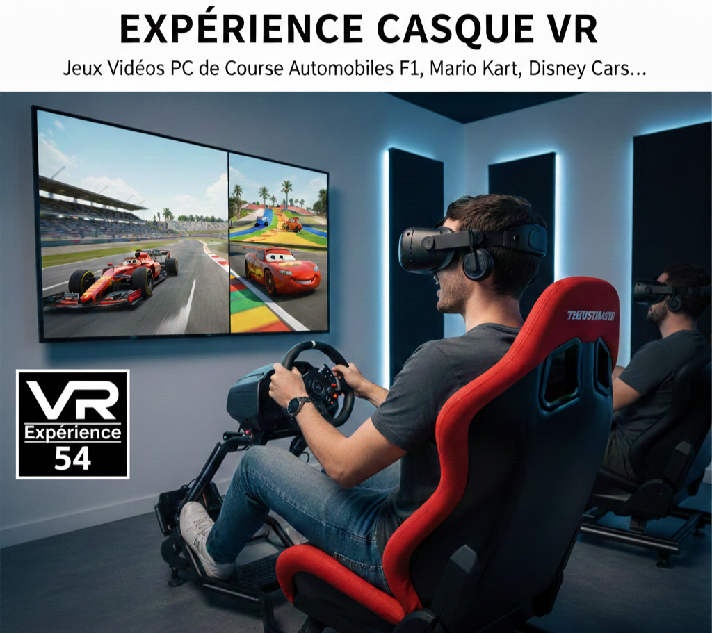 Réalité Virtuelle Immersive: Jeux Vidéos de Course Automobiles - Miniature 4