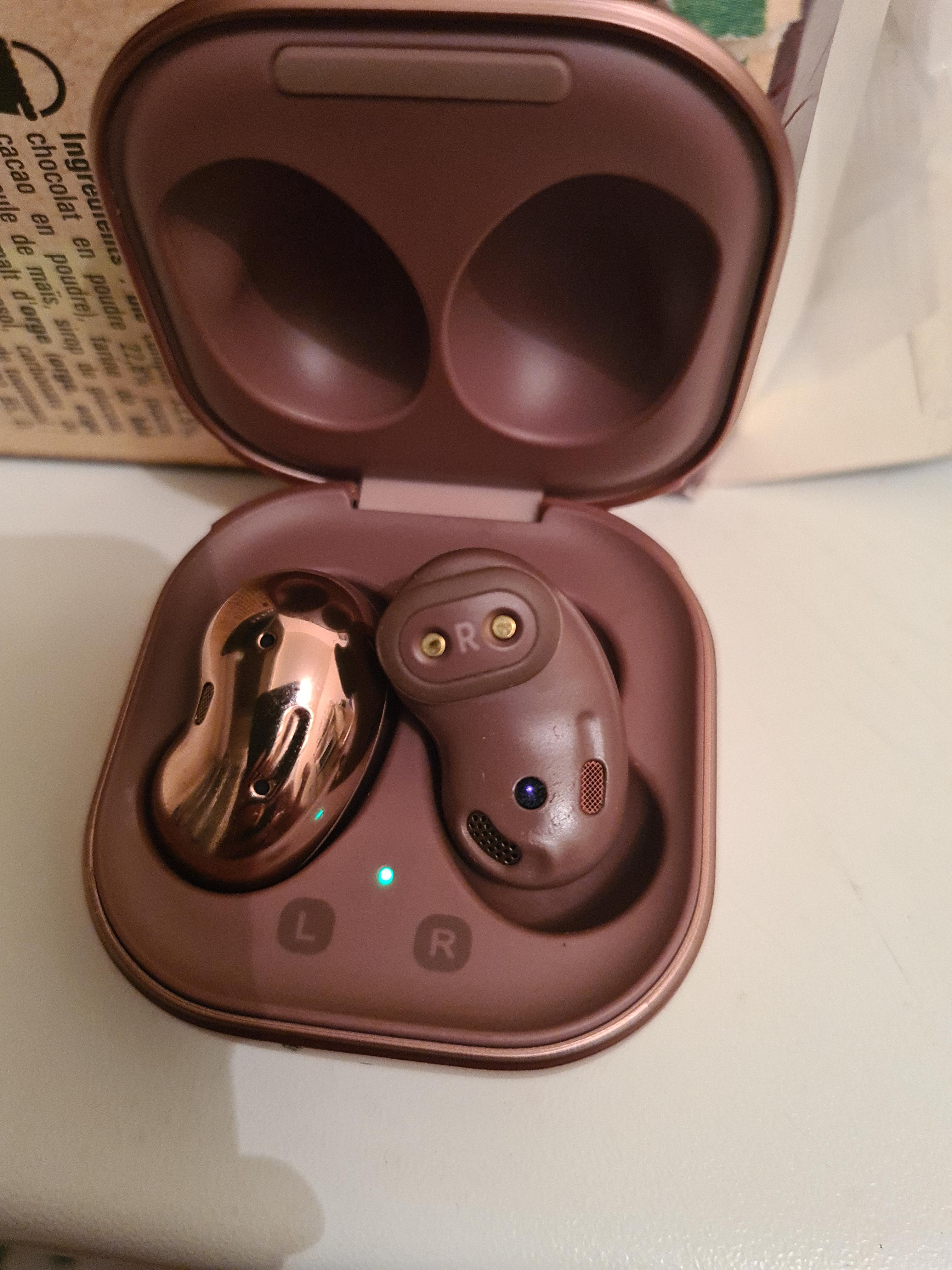 Galaxy Buds Live R180 - Ecouteurs sans fil avec réduction active du bruit - Mystic Bronze (Version F - Miniature 10
