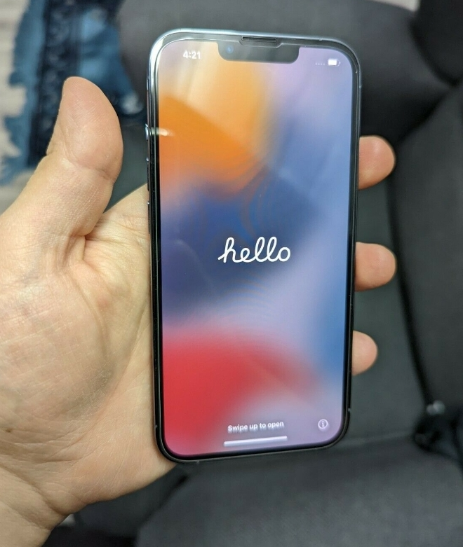 vente d'un apple iPhone 13 Pro - 128 Go - Sierra Blue (Sans Simlock - Miniature 6