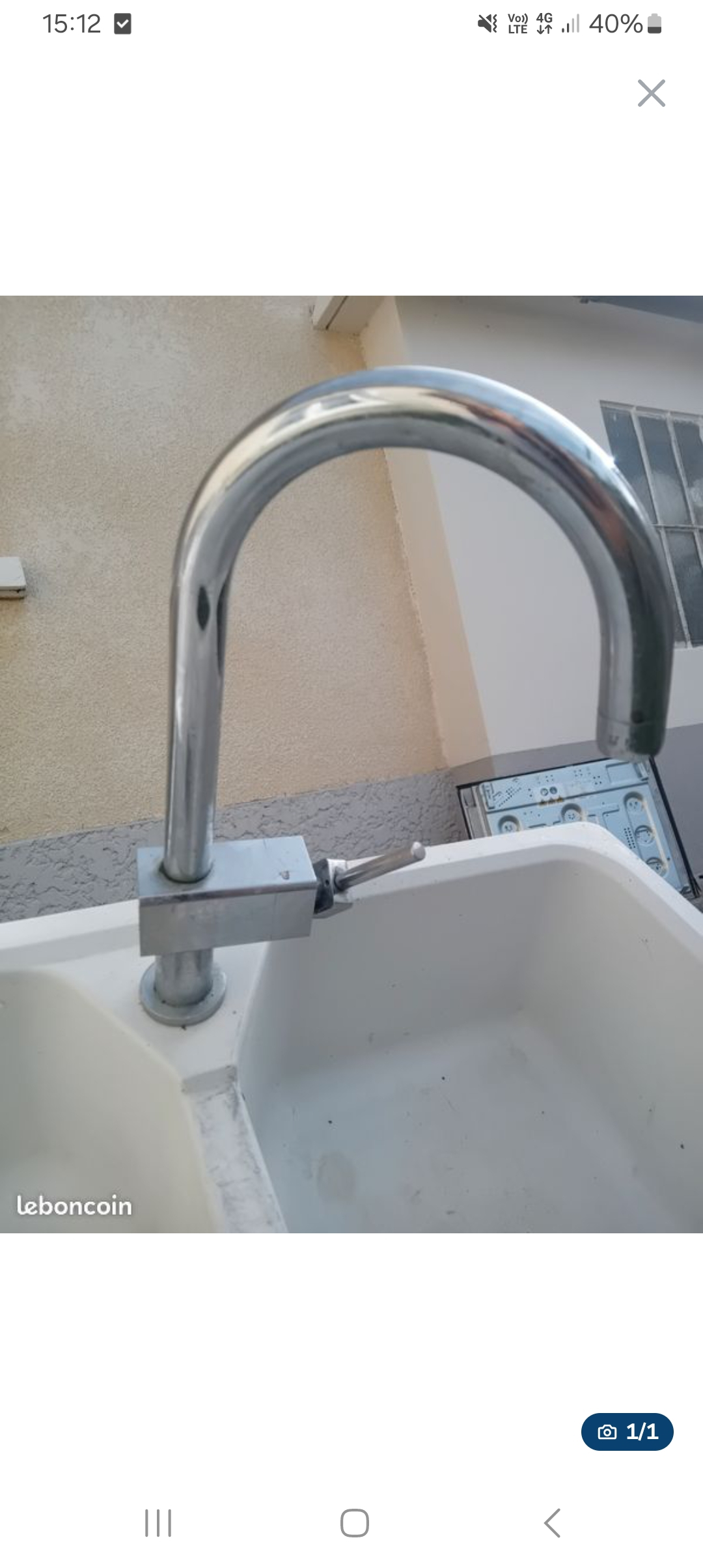 Mitigeur d'évier pratique et fonctionnel