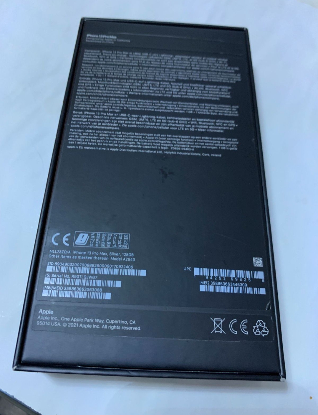 iPhone 12 Pro Max 128GB emballage d'origine.