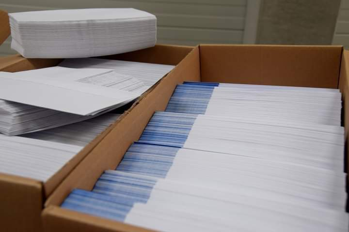 Pliage de documents à votre domicile