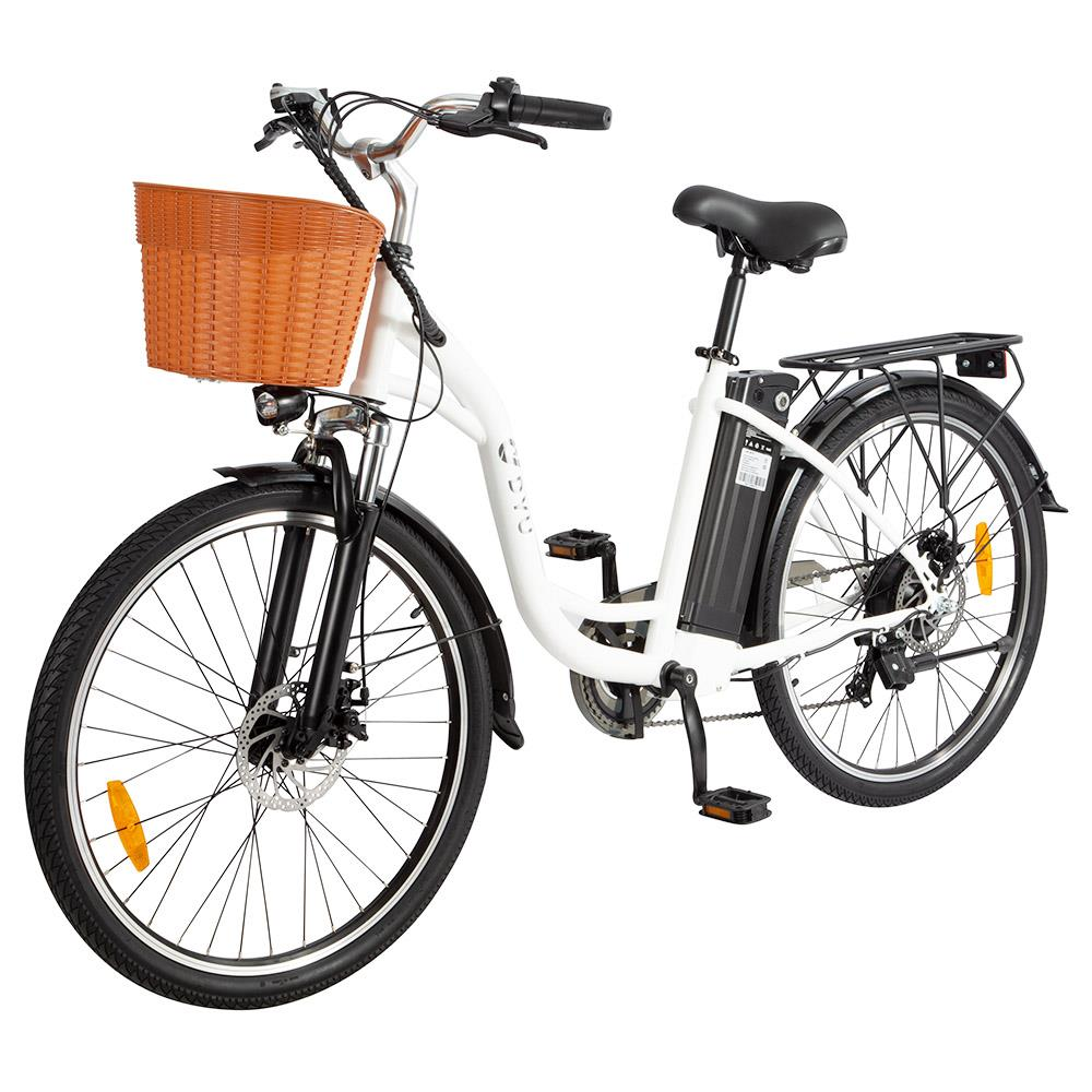 DYU C6 – vélo de ville électrique 26 pouces, moteur 350W, batterie 36V 12,5ah, vitesse Max 25 km/h, 
