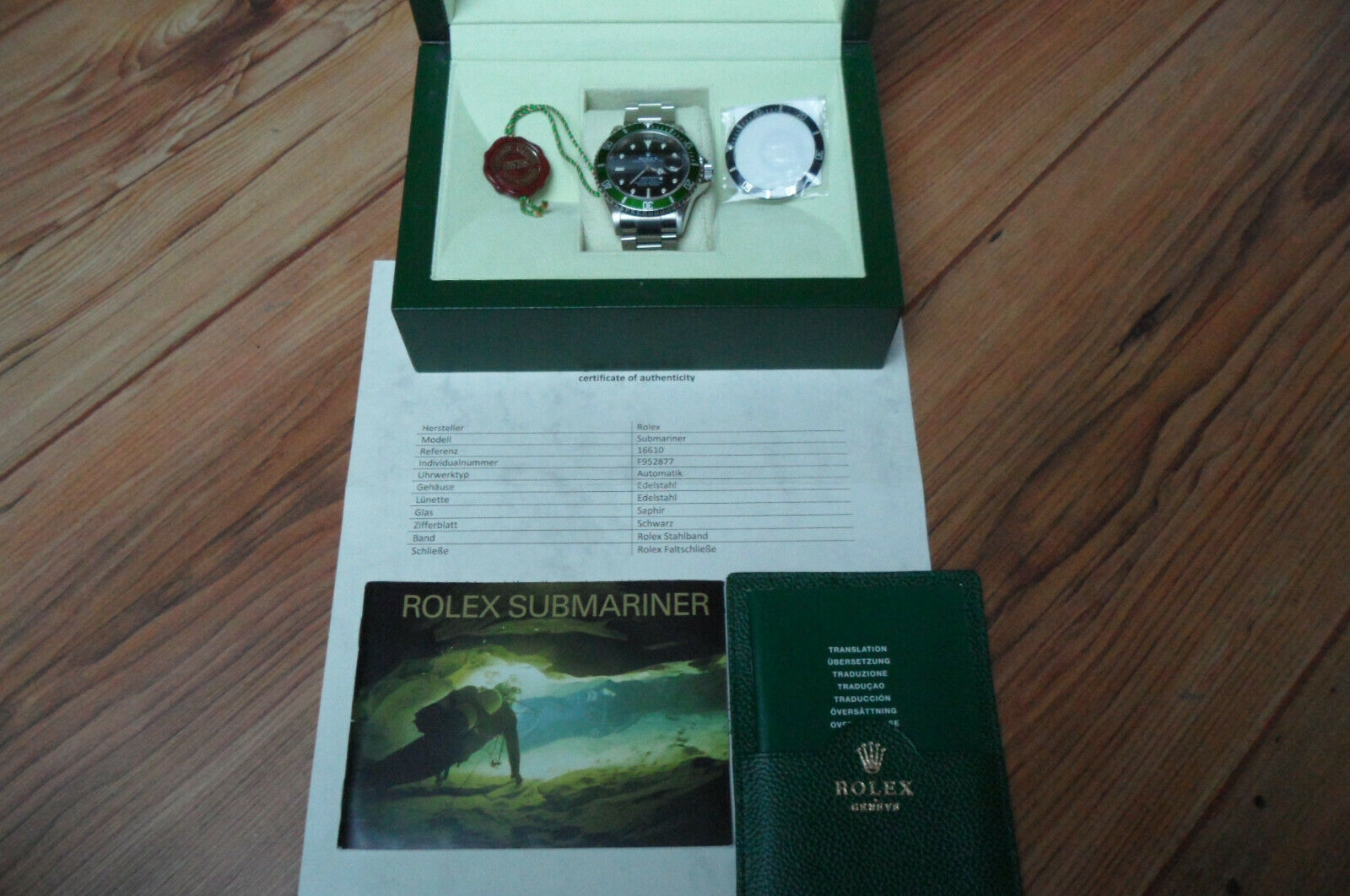 Rolex Submariner 2021 avec 510 € date 126610LN Boîte et papier d'occasion