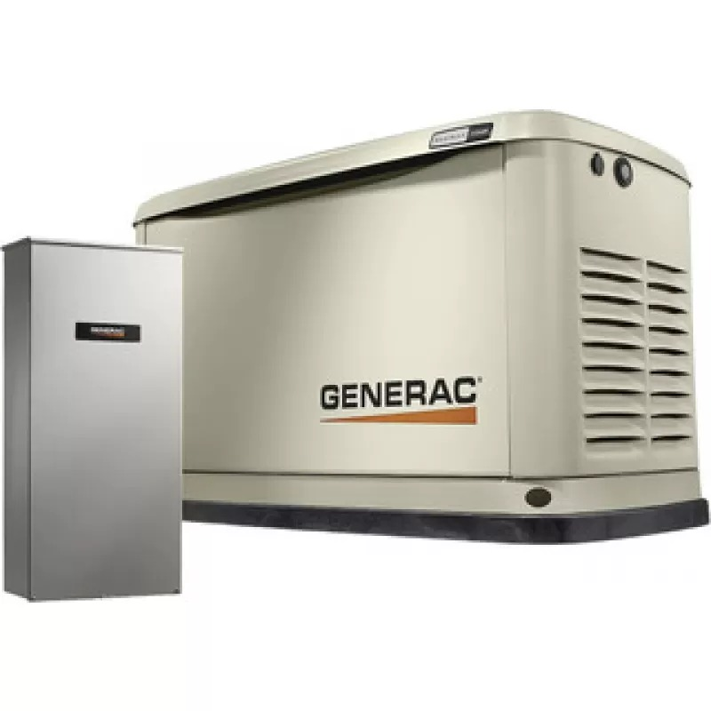 Generac Guardian 10kW Standby Generator with 100-Amp 16-Circuit Automatic Transfer Switch - Miniature 3