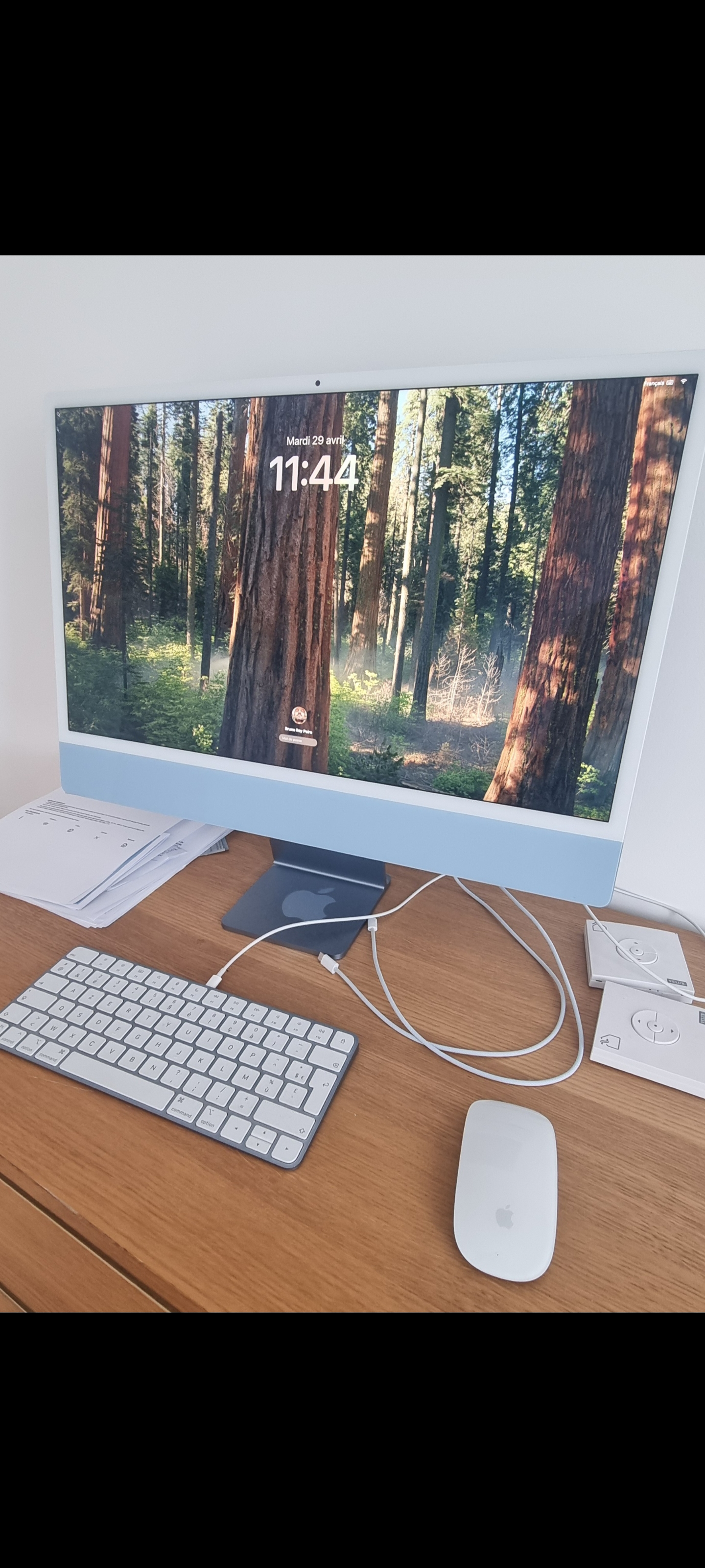 Vente iMac 2021 24 pouces 256 Go SSD