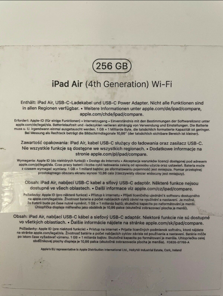 IPad air 4th Génération