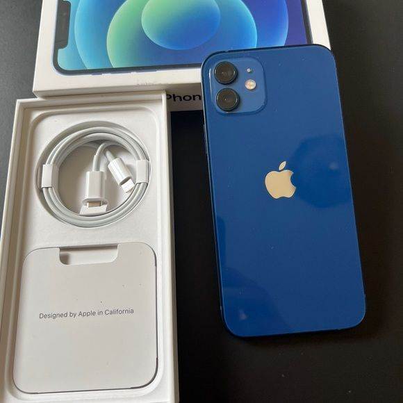 iPhone 12 couleur bleu 256gb