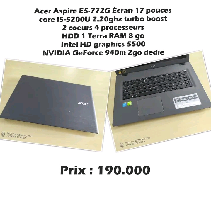 Vente PC marque Acer