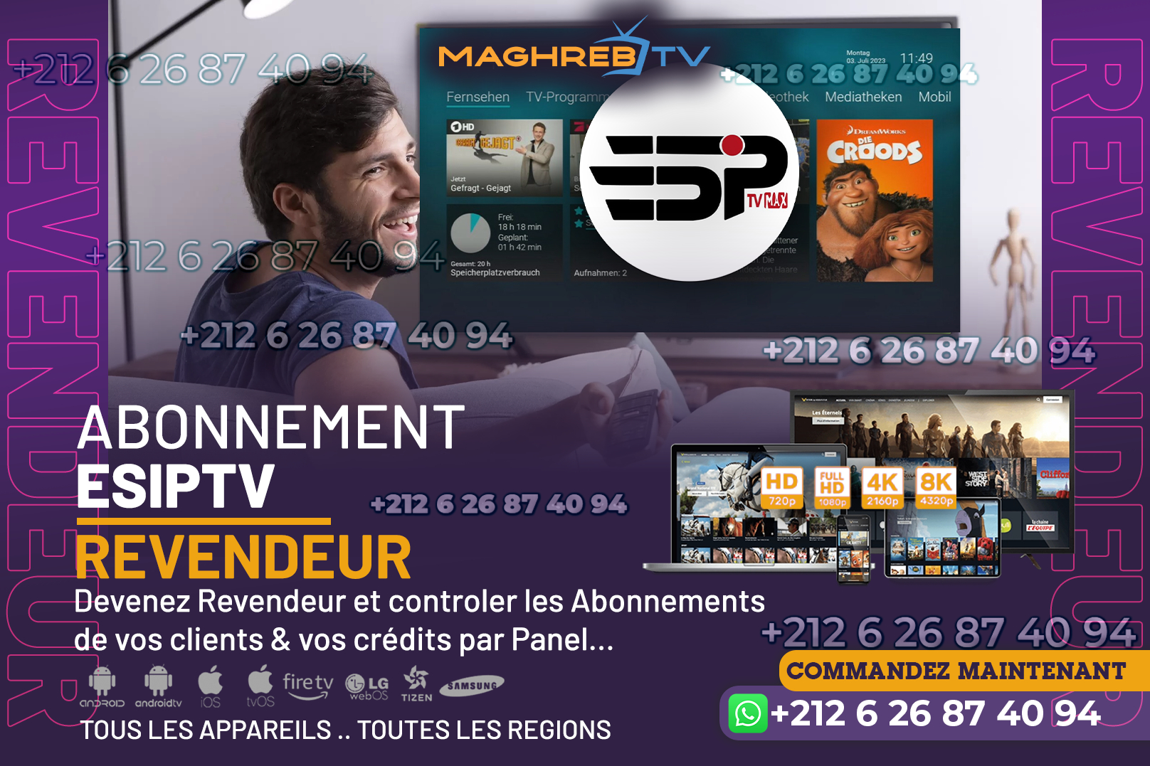Esiptv pro plus abonnement 12 mois