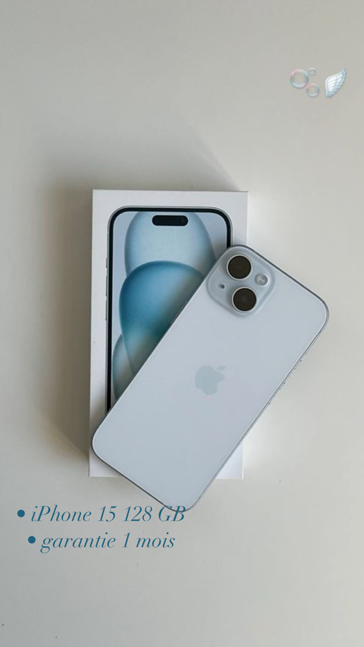 iPhone 15 bleu 128 GB reconditionné à vendre - Miniature 2