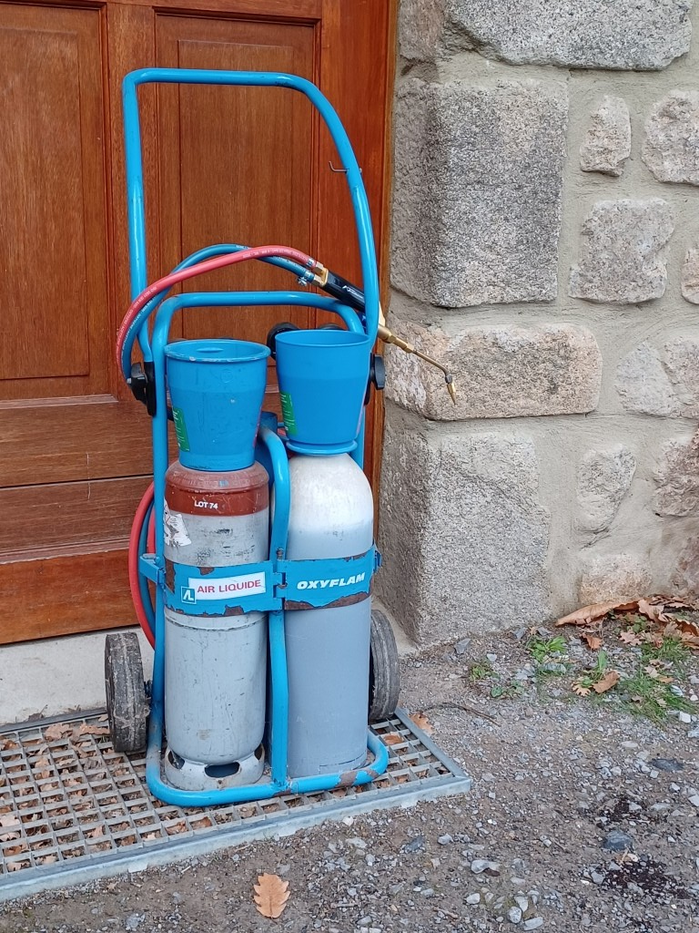 Poste à souder AIR LIQUIDE / OXYFLAM 1 m3 - Photo 1