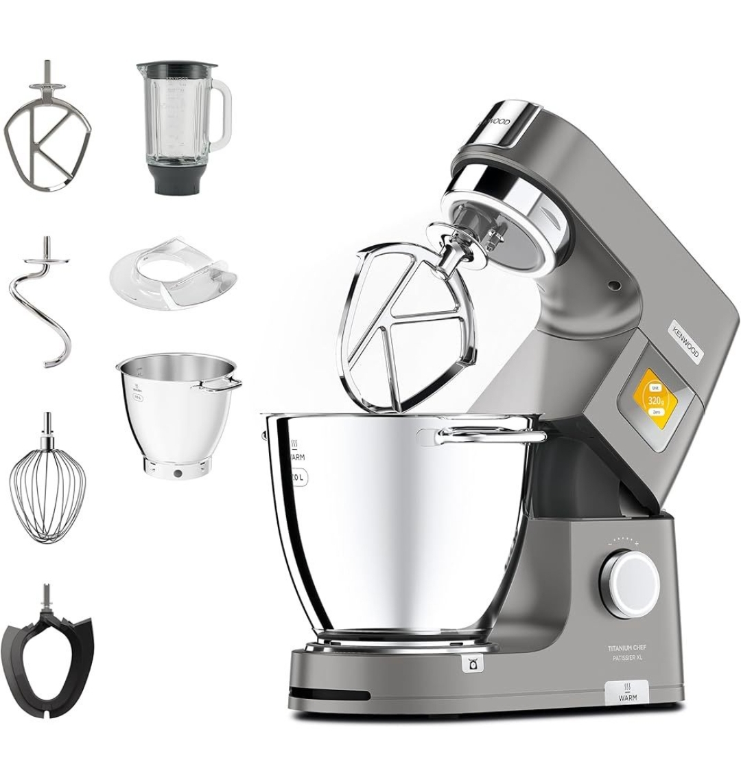 Robot multifonction Kenwood Titanium Chef Patissier XL neuf - Miniature 2