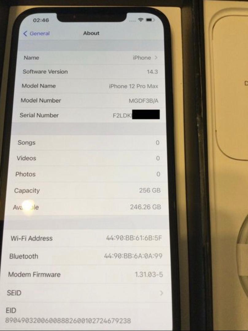 Apple iPhone 12pro max