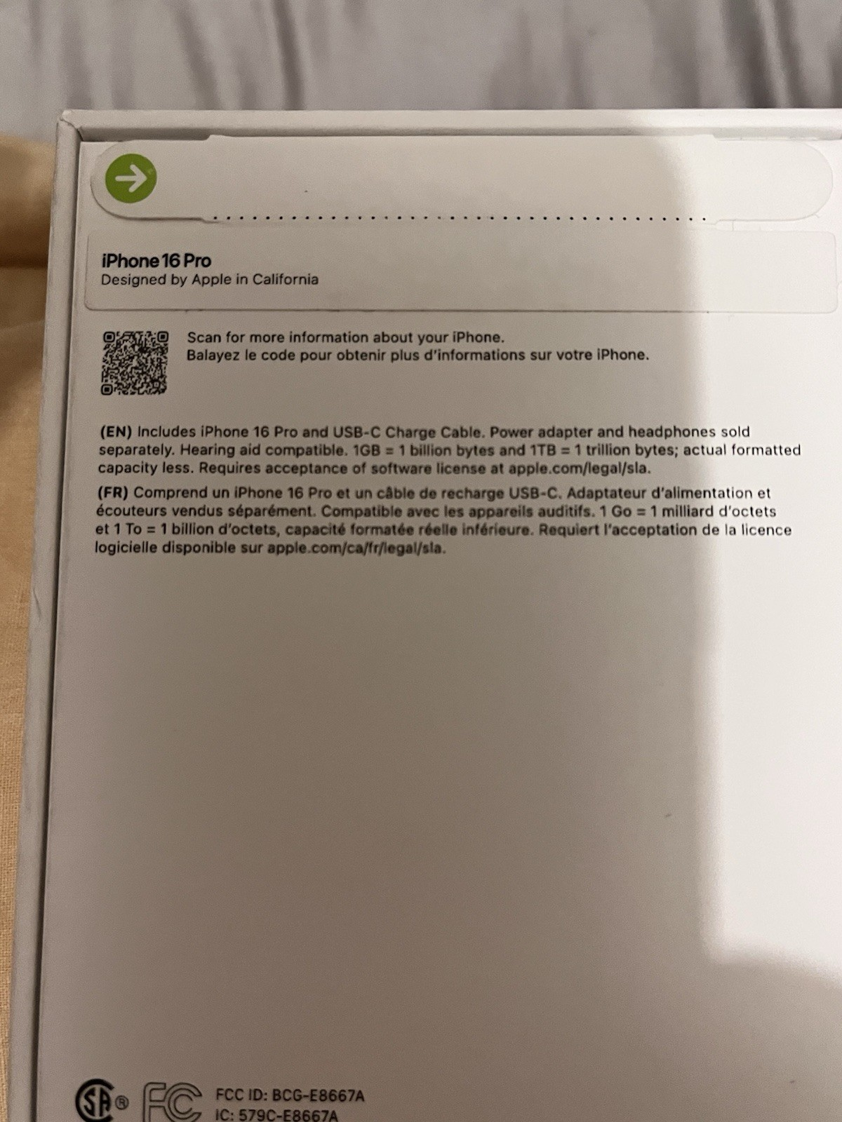iPhone 16 Pro Max 256 Go à vendre