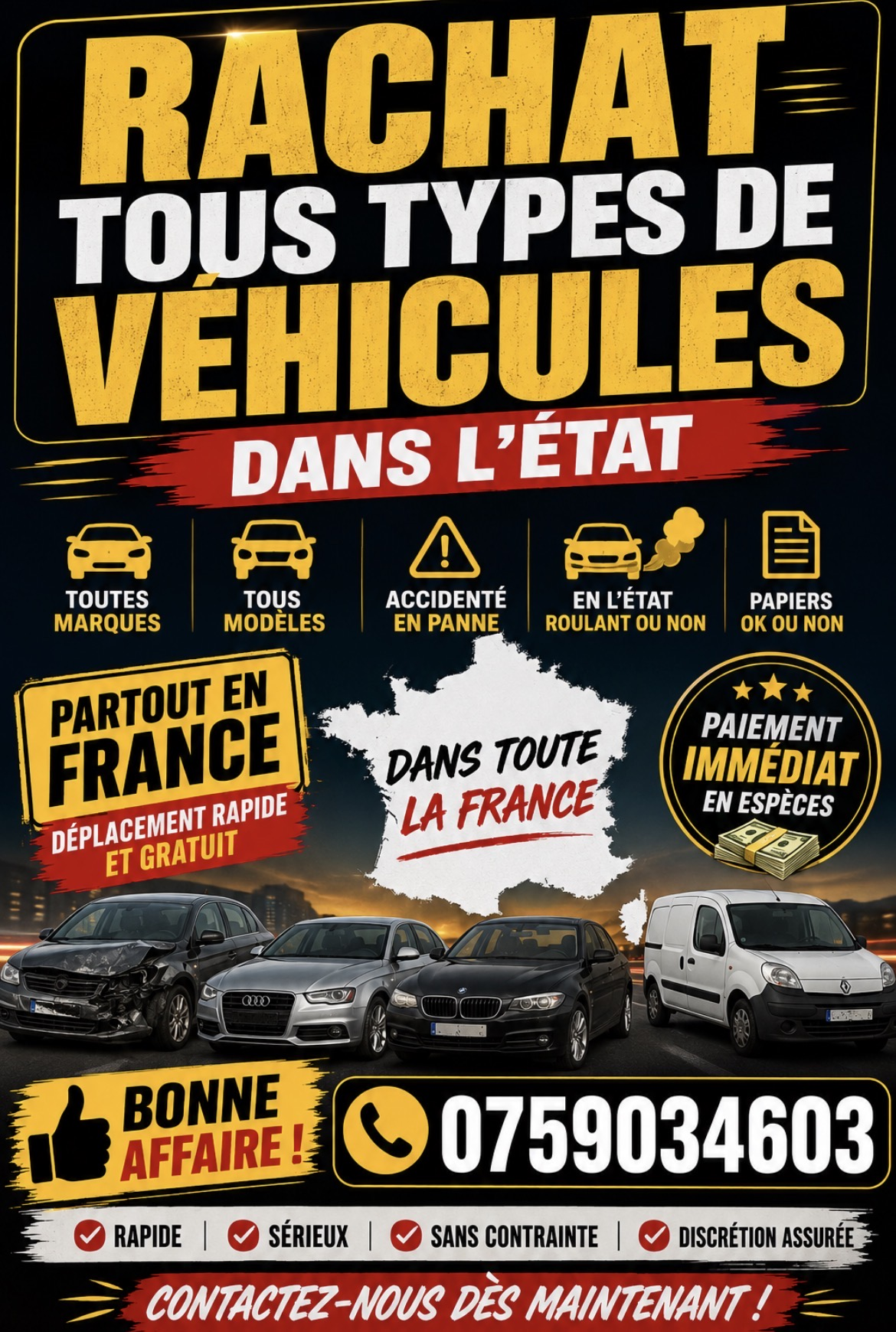 Rachat de tous types de véhicules