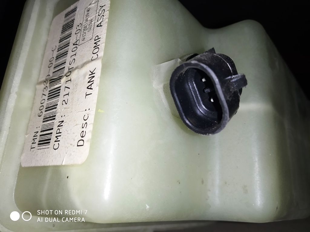 Capteur de niveau de liquide de refroidissement du vase d'expansion du liquide de refroidissement Te