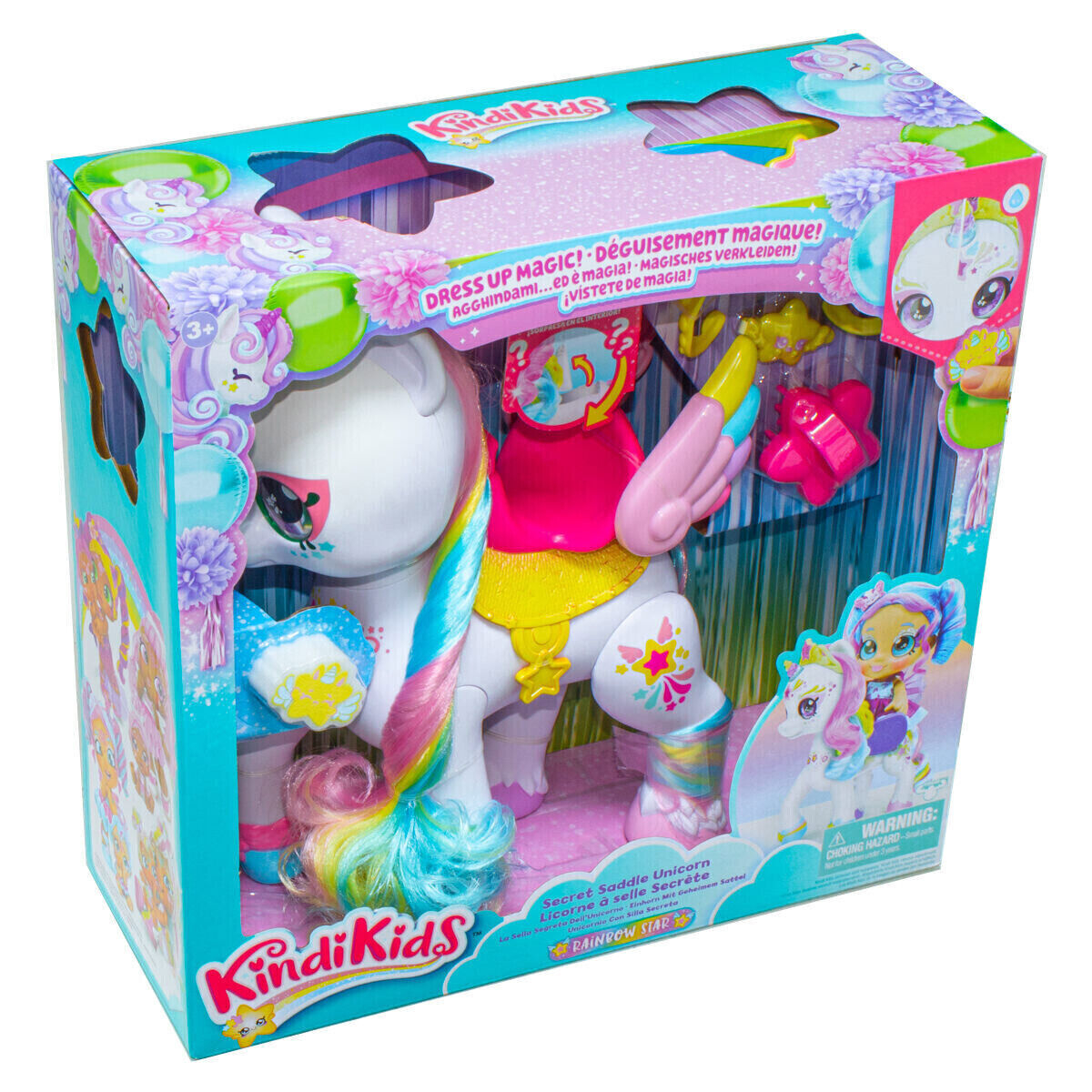 Kindi Kids Dress Up Magic Secret Selle Licorne Arc-en-ciel Étoile