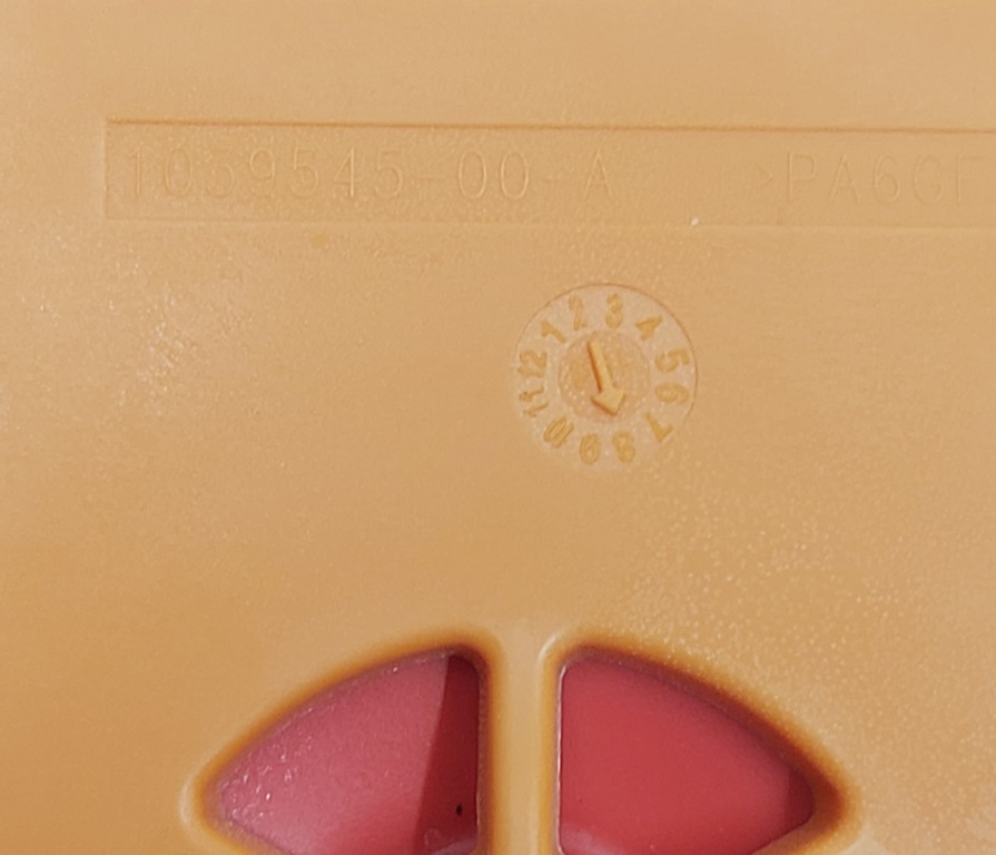 Couvercle de ventilation de la batterie principale en plastique supérieur Tesla modèle S REST, Tesla