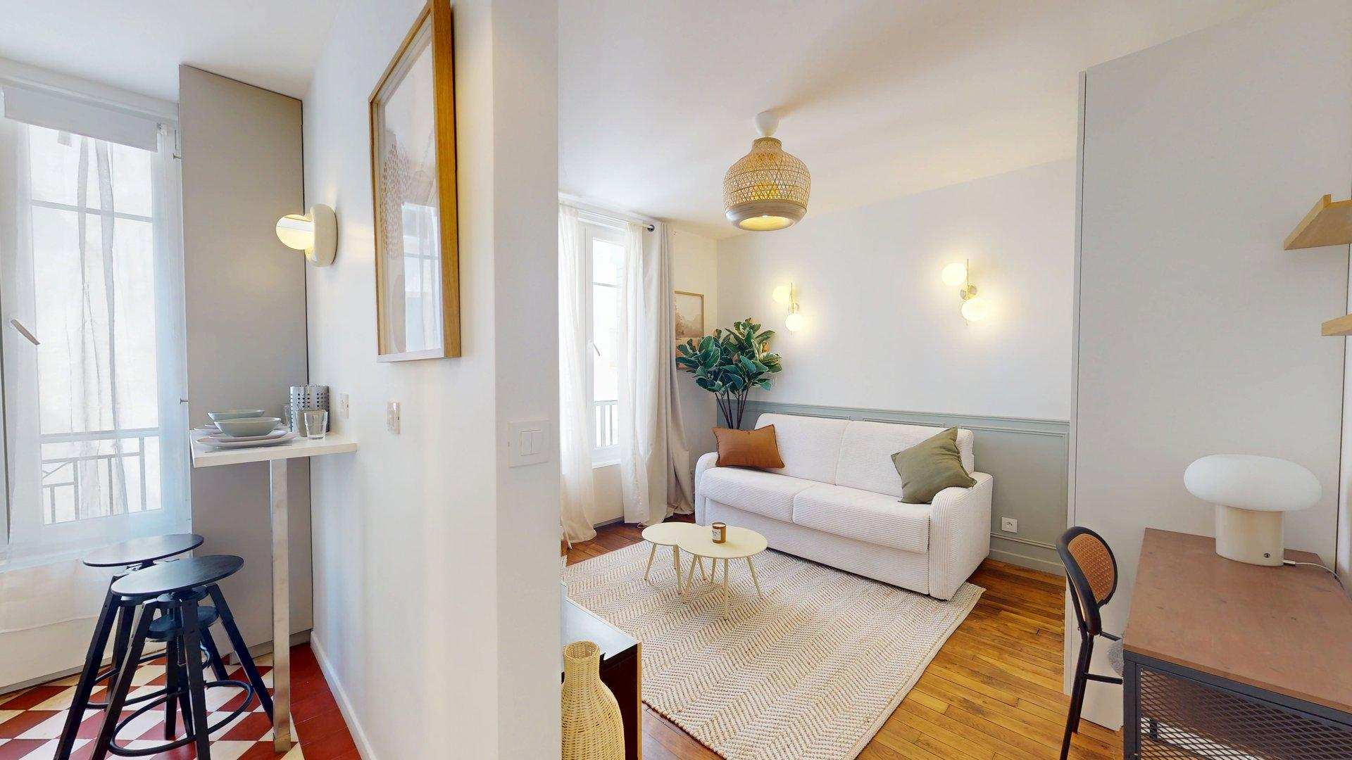 Charmant studio meublé de 18 m² à louer – Paris 13e - Miniature 3
