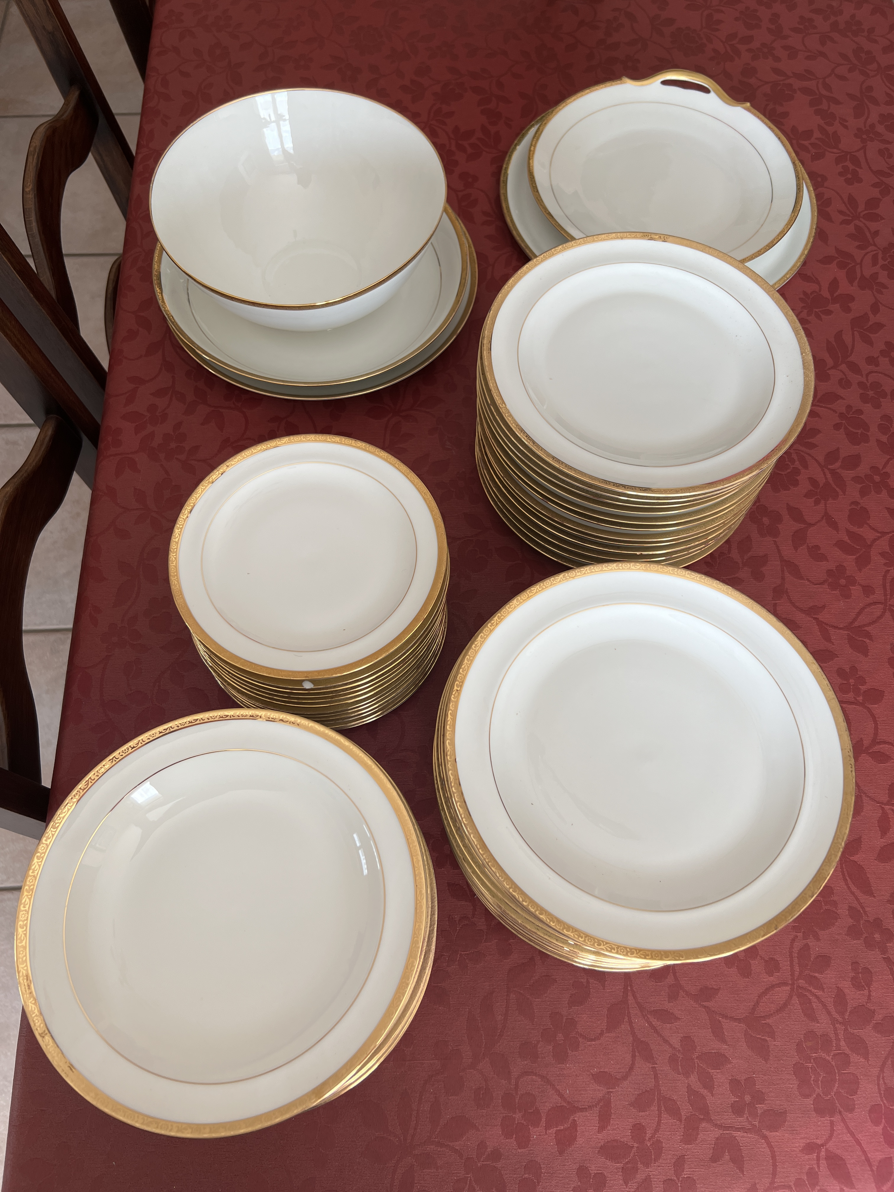 Service de table et café Porcelaine de Limoges GIRAUD