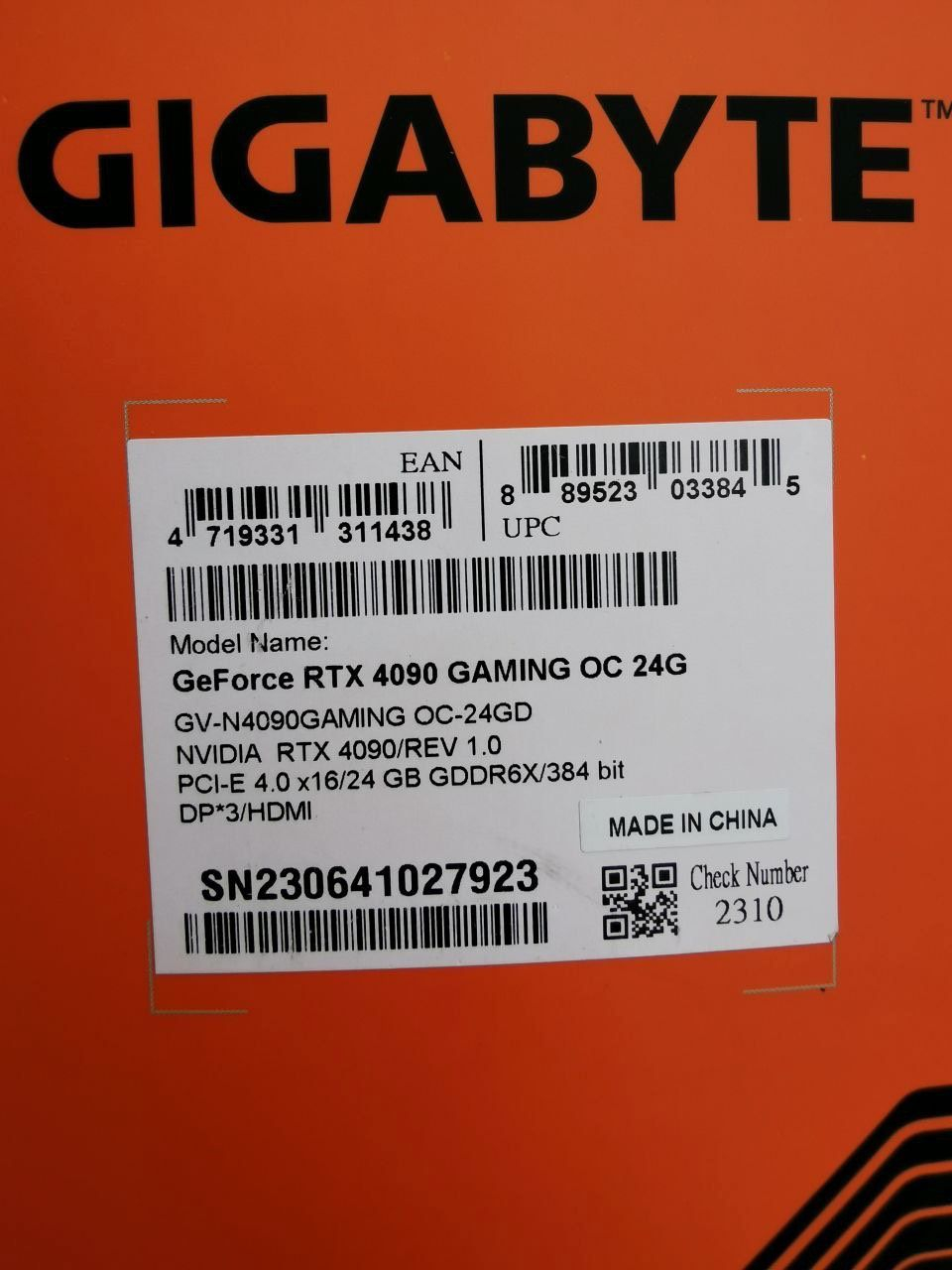 Je vous propose mon GeForse Rtx 4090