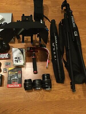 Canon EOS 5D Mark IV 30.4 mega pixels appareil photo reflex numérique avec 3 Len


MATTE BOX, Monopo